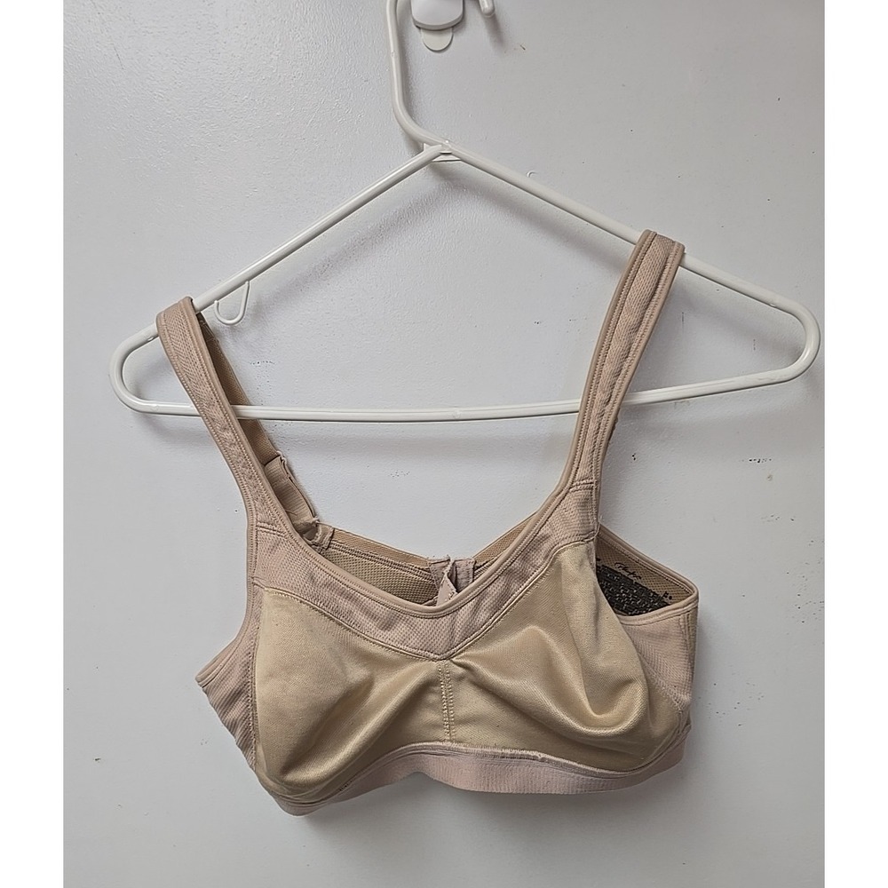 Playtex‎ 18 Hour Beige Active Breathable Comfort Wire Free T-Shirt Bra Size 36B